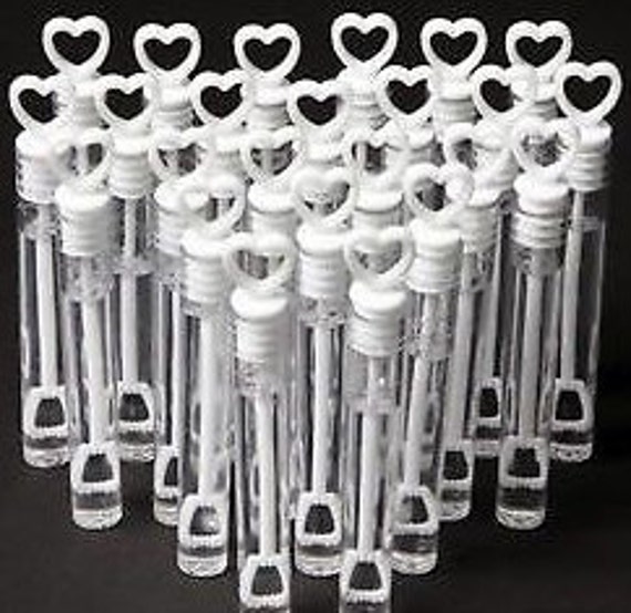 36 Heart Wedding Bubble Tube Wedding Bubble Send by ShimmerMyParty