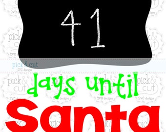Days until santa | Etsy