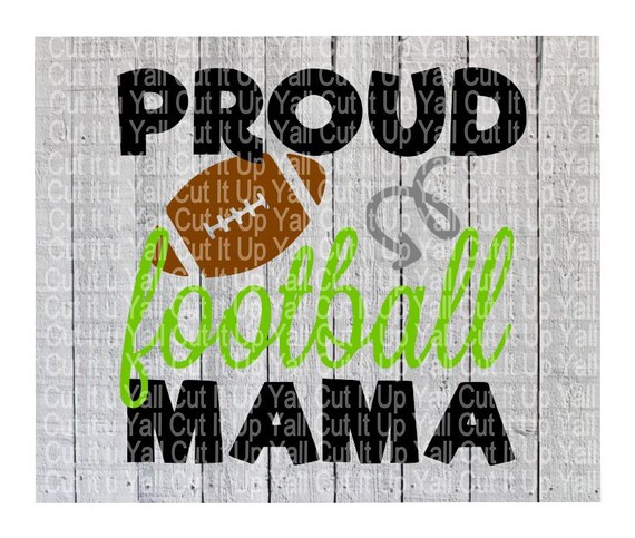 Download Football Mom Svg Proud Football Mama Cutting Files by ...