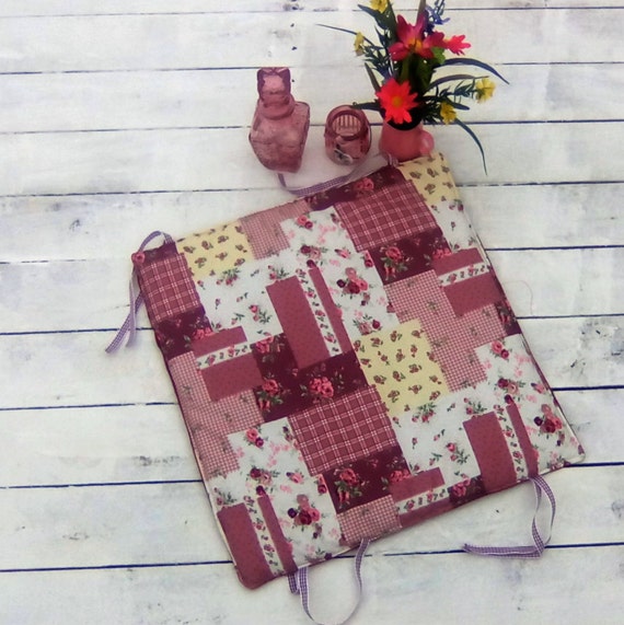items similar to 4 vintage chair cushion s shabby chic country cottage vintage home decor home items similar to 4 vintage chair cushion s shabby chic country cottage vintage home decor home