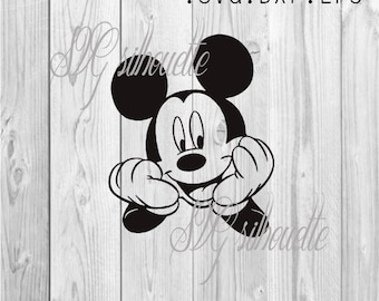 Mickey Mouse SVG Cutting file,Vector Clipart, Heat transfer vinyl design, Pattern, png, svg, eps, dxf files for Silhouette, Cricut #3