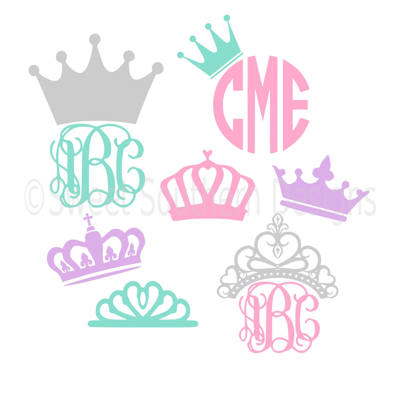 Free Free Princess Crown Monogram Svg 506 SVG PNG EPS DXF File