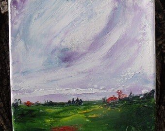 Oil painting on canvas impressionistic art