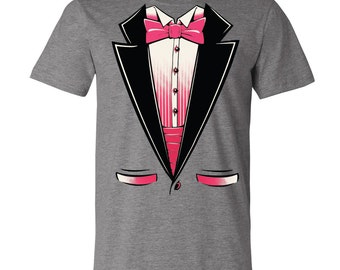 tuxedo tshirt wedding