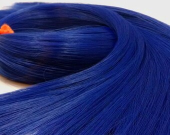Tardis Blue Nylon Doll Hair Hank Rerooting Barbie, Monster High, Ever After, Crissy, Blythe Rehair My Little Pony Intl Shipping