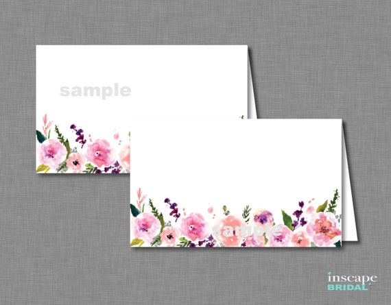 Printable Bridal Shower Place Cards | food tent cards printable bridal shower place cards floral Printable Bridal Shower Place Cards | food tent cards printable bridal shower place cards floral