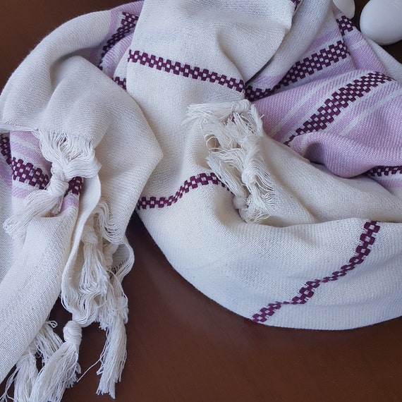Pink Towel Turkish Towel Beach Accessories Bath by zeytinhomedecor
