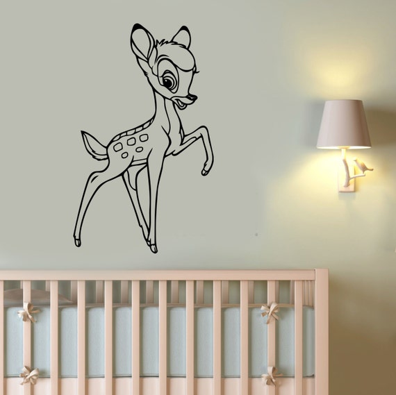 Bambi Wall Sticker Removable Vinyl Decal Deer Art Disney