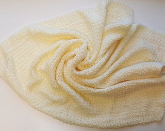 Muted Yellow Baby Blanket