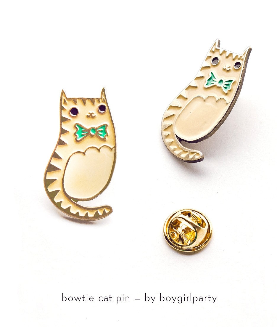 enamel pin CAT PIN cat enamel pin cat lapel pin button pin