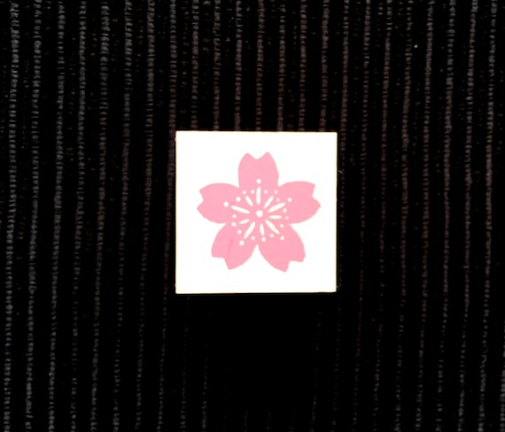 Cherry Blossom  Rubber Stamp - Rubber Stamp - Japanese Rubber Stamp - Traditional Japanese Stamp - Flower Rubber Stamp - Sakura