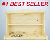 Ivy's, 100% real wood, kids wooden toy stove,wood play kitchen, child's wooden play kitchen, waldorf toy kitchen, pretend play, stove