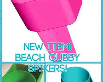Beach Spiker with Phone Cubby