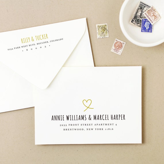 printable wedding envelope template instant download heart