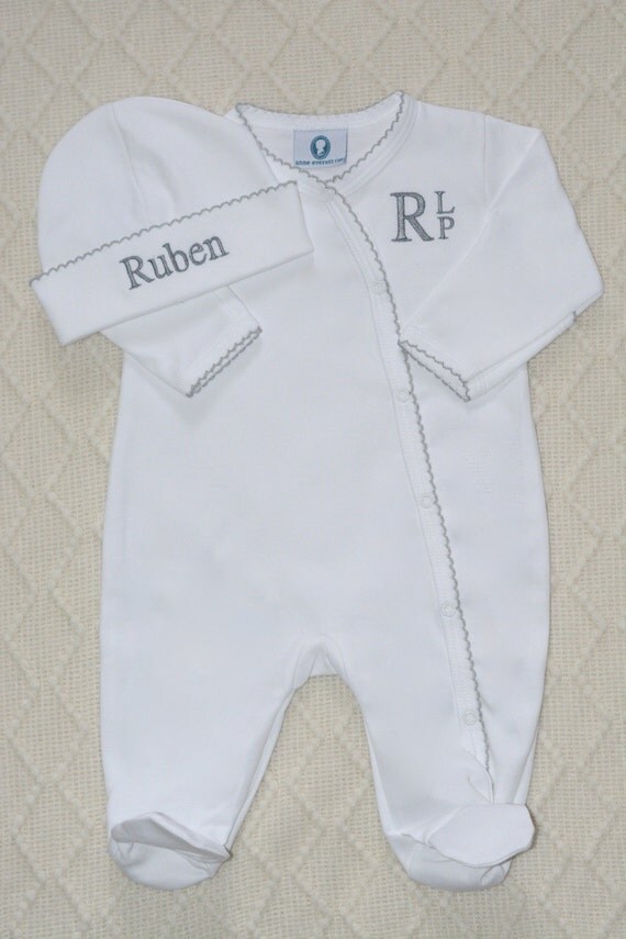 Coming Home Outfit Newborn Boy Coming Home by AnneEverettRae