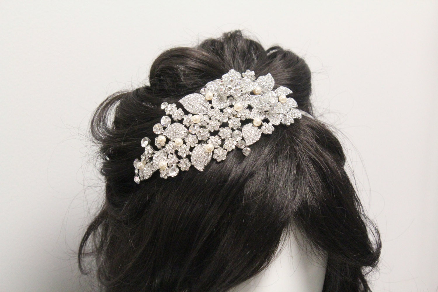 Wedding hair accessoriesRhinestone HeadbandPearl bridal