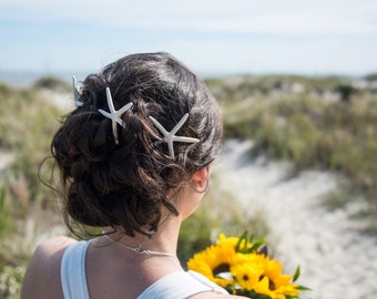 Starfish Hair Pin, Starfish Hair Accessory, Starfish Hair Clip, Starfish Hair Piece, Starfish Headpiece Mermaid Beach Wedding Beach Hair 004