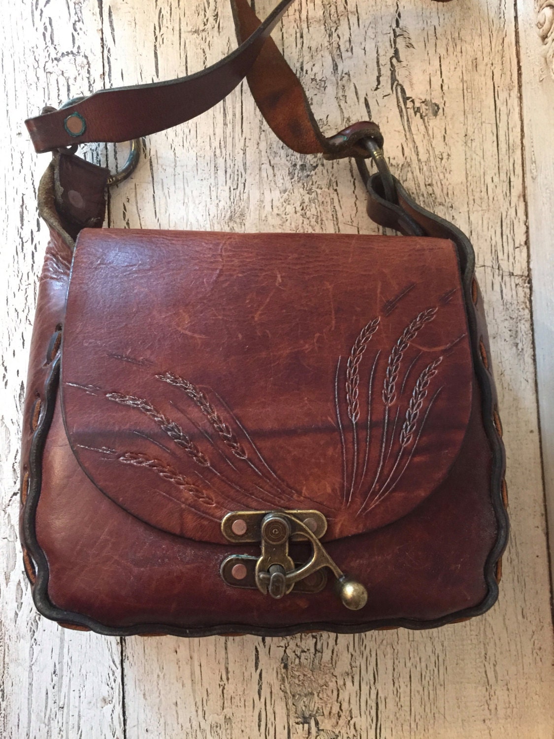 boho brown purse