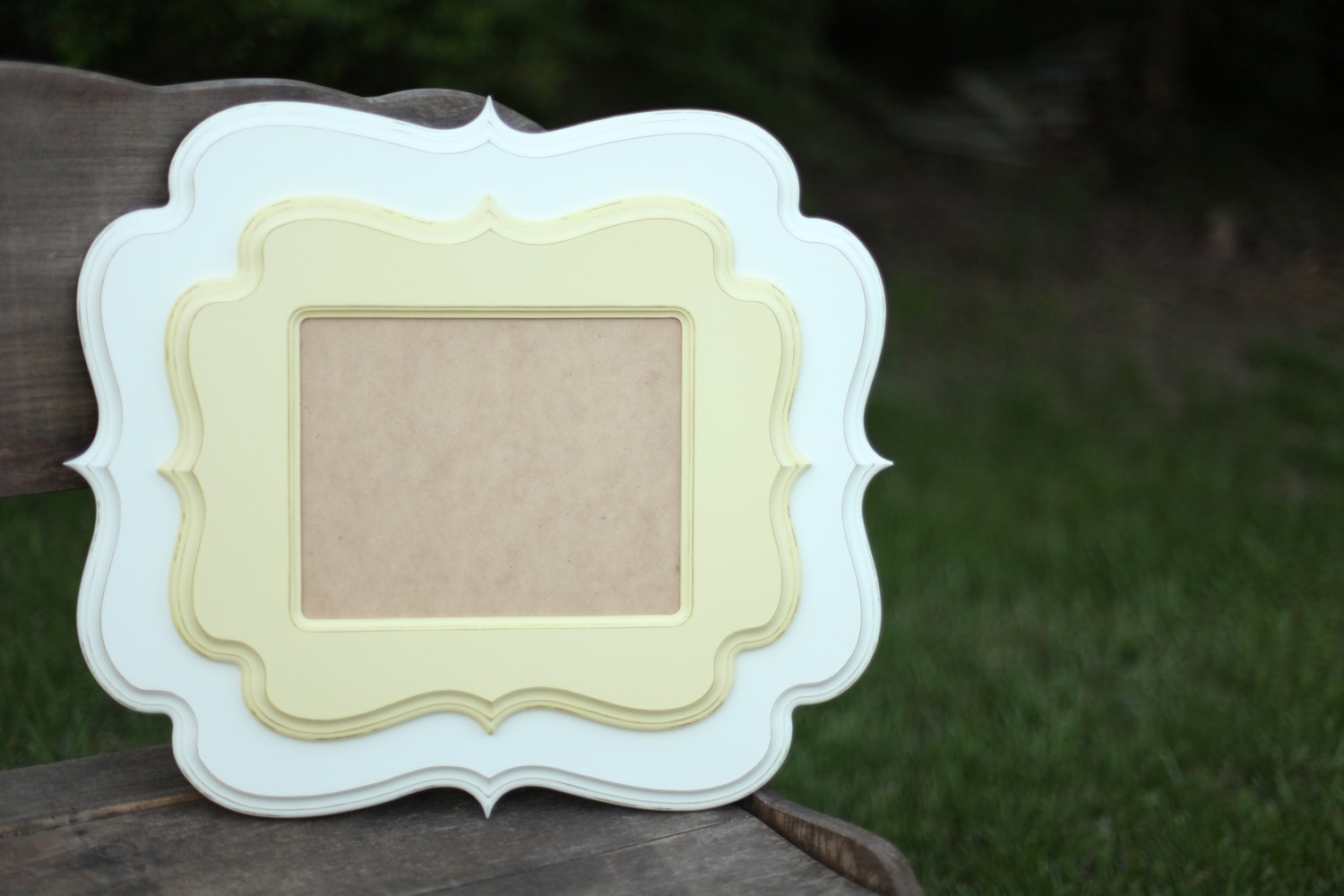 8x10 double stacked picture frame handmade by paisleycoutureframes