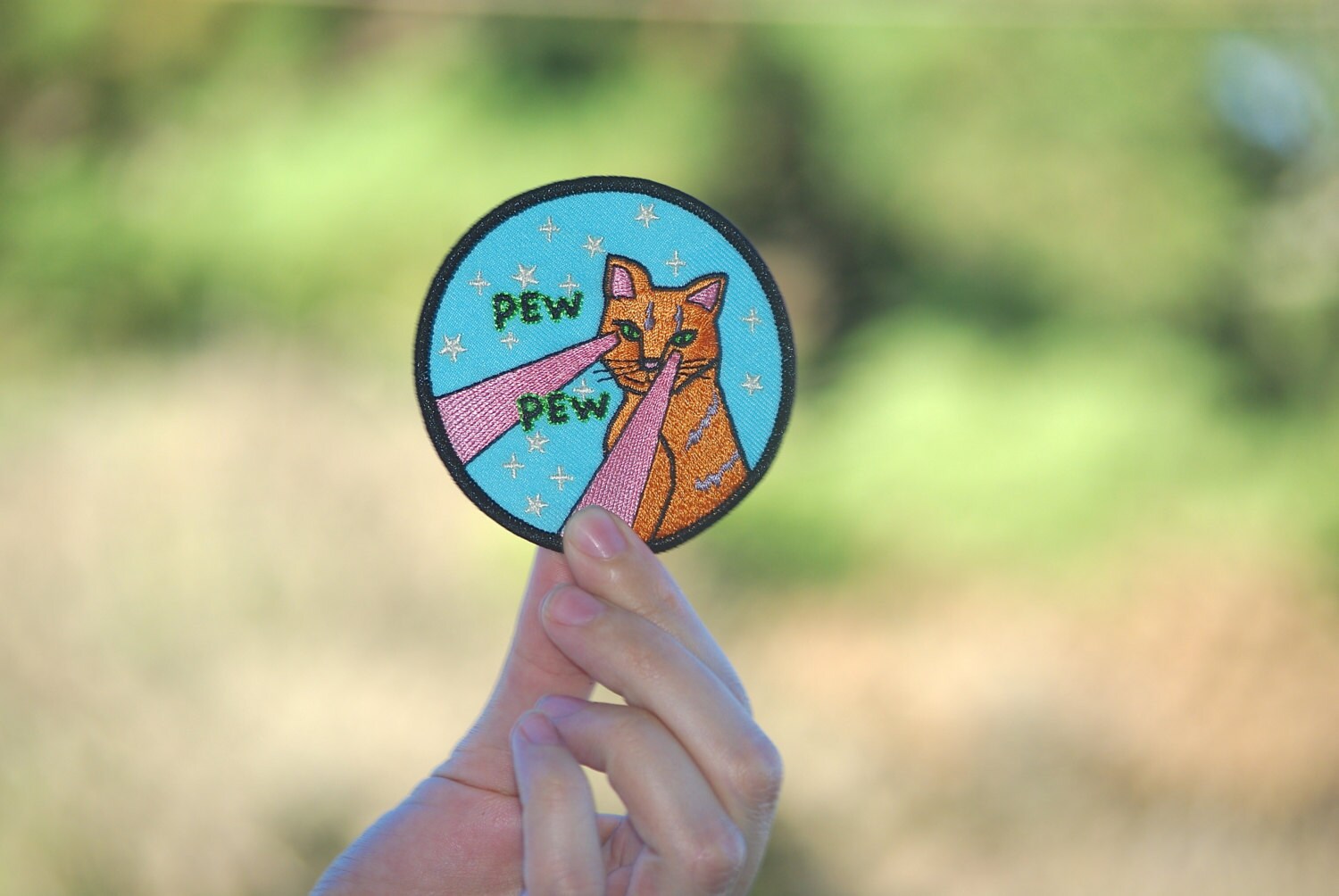 SALE Free US Shipping Laser Cat Patch Nasty Pussy power Cat