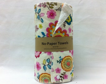 Unpaper Towels, Reusable unpaper Towels, snapping towels - Florianne