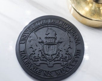 Custom Wax Seal Stamp for Family Crest and Coat of Arms Design