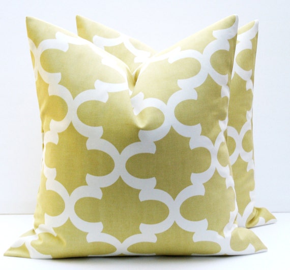 Items similar to Pillow Covers Gold Pillow. Grey Yellow Pillows . Blue Gold Pillow Moroccan Home ...