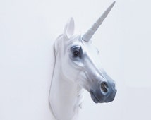 Unique unicorn head related items | Etsy