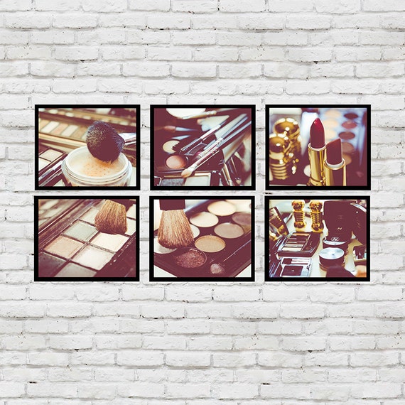 Chanel Bathroom Decor Set of 6 Photographs by PHOTOFORWALL on Etsy