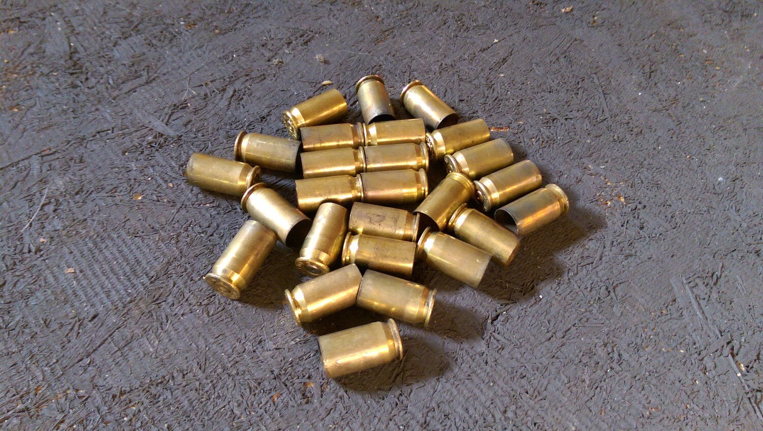 25 .45 Caliber Empty Brass Bullet Casings