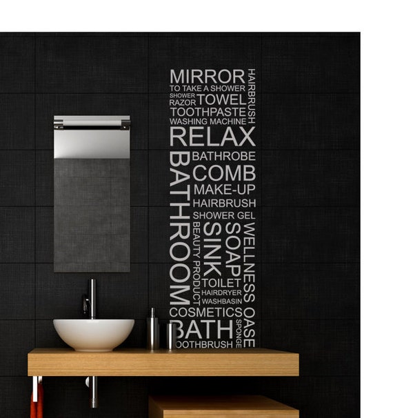 Wall Sticker Wall Decal BATHROOM