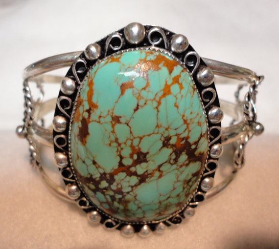 Nevada Turquoise JewelryRoyston Mine Sterling Silver Indian