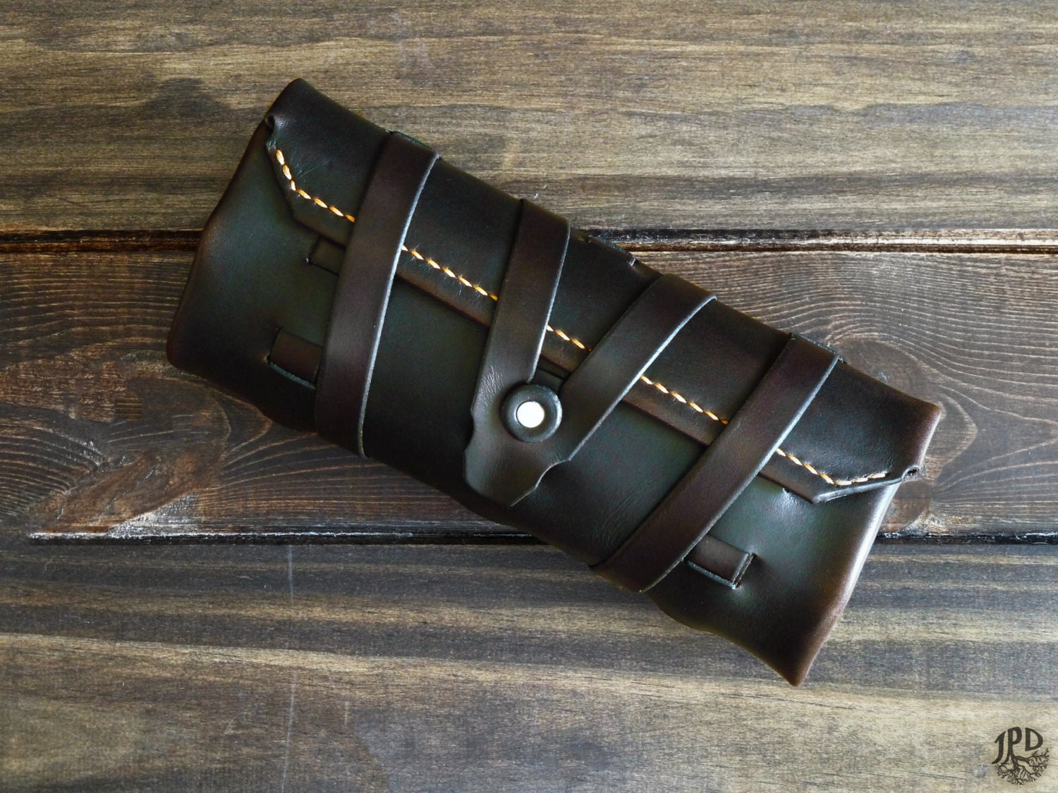 leather roll up dopp kit