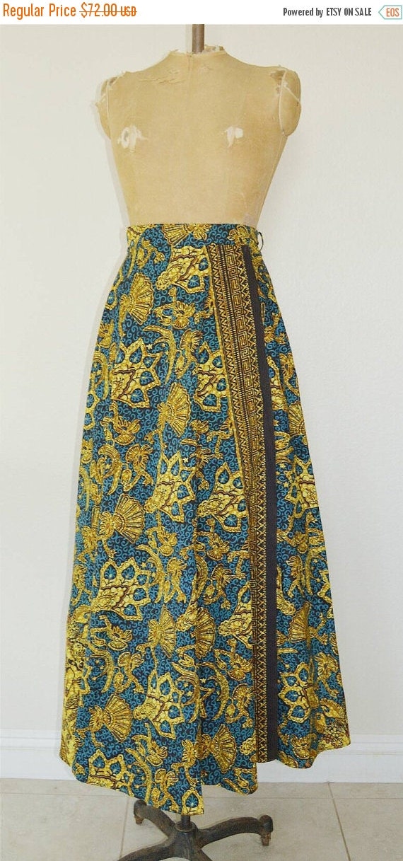 1960's Fan Girl // Maxi Wrap Skirt