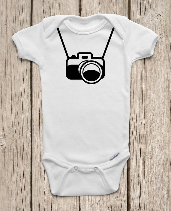 Photographer Camera ONESIES ® Brand Bodysuits Baby Bodysuit or