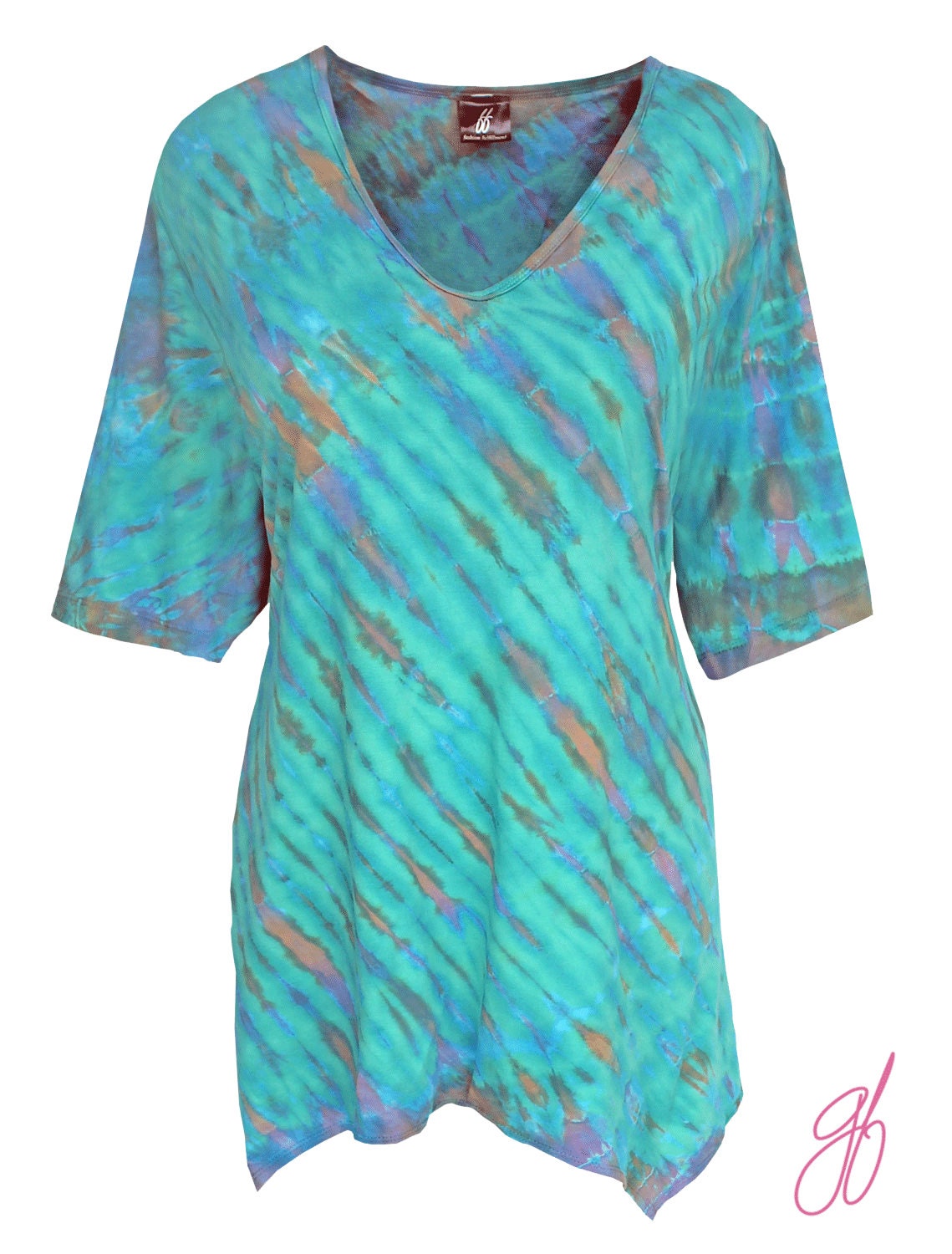 XL 1X 2X Plus Size Tie Dye Tunic Top for Women Plus Size