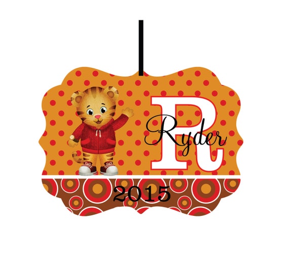 items similar to daniel tiger inspired ornament christmas items similar to daniel tiger inspired ornament christmas