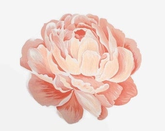 Peony Print, Flower Print, Peony Artwork, Peony Painting, Pink Peony, Pink Flower Print, Floral Print, Flower Painting, Flower Art