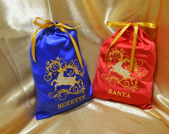 Christmas Gift bag Personalized bag Personalized gift Personalized Sack Christmas gift Personalized idea Gift for kids holiday gift stocking