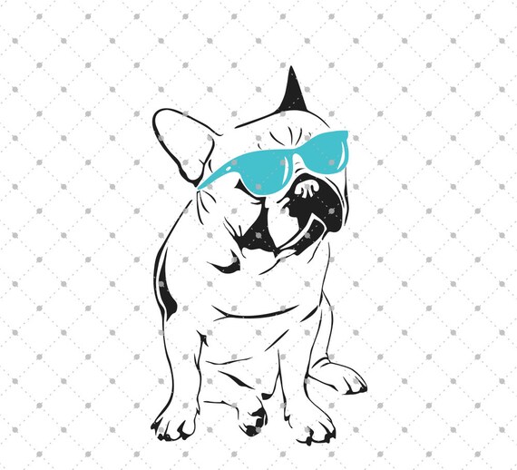 Download French Bulldog SVG Cut File for Cricut Silhouette and other