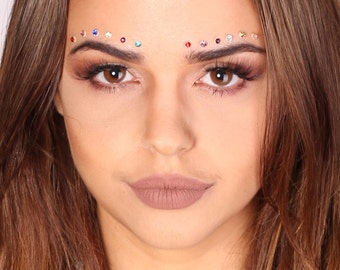 Rainbow Face Gems Bindi Dots Bindis Jewels Gems Face Accessories Festival
