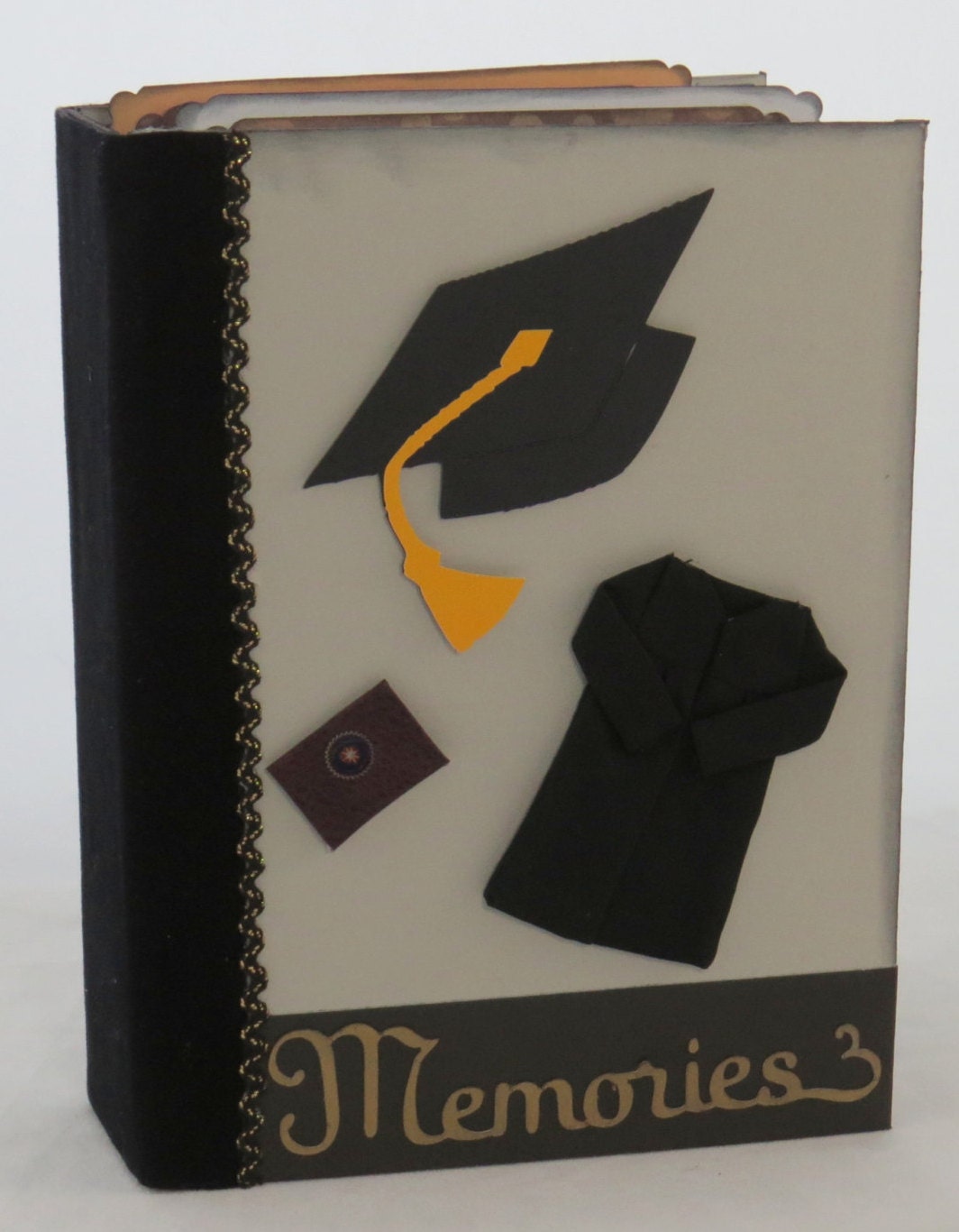 Graduation mini album high school memories college memories
