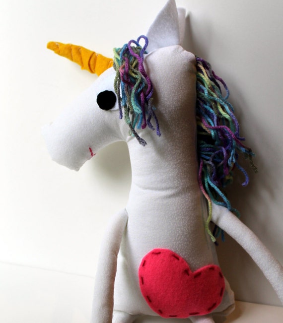 big unicorn stuffed animal