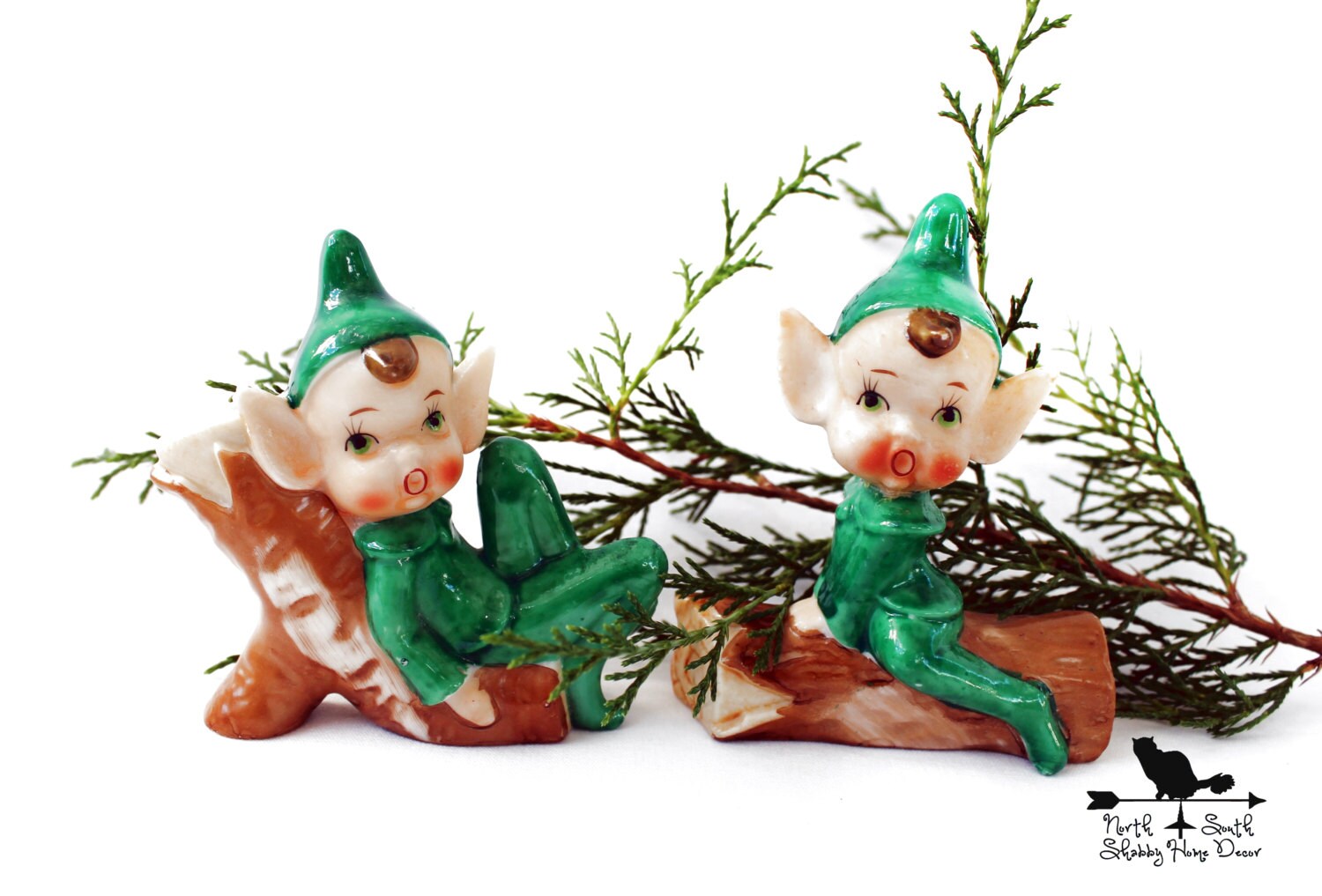 Vintage pixie elves
