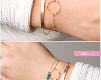 Gold Bar Bracelet, Engraved Bracelet, Graduation Jewelry, Bridesmaid Gift, Initial Personalized Bracelet, Name Plate Bracelet M440