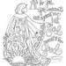 Be Strong and Courageous coloring page 8.5X11 Bible