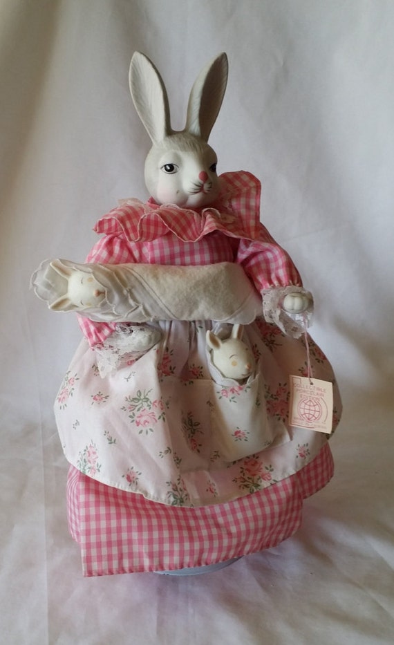 pink rabbit doll