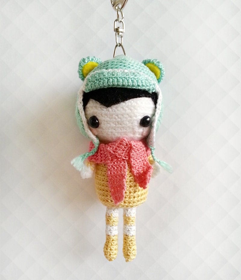 Crochet Amigurumi Doll Cute Keychain Crochet Keychain Doll