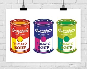 print poster CAMPBELLS SOUP 3 pop art