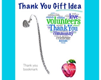 Thank you bookmark | Etsy